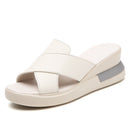 Sandalias de Plataforma de Cuero