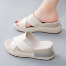 Sandalias de Plataforma de Cuero