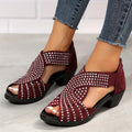 Nuevas sandalias de diamantes de verano
