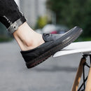 Nuevos Zapatos Casuales de Cuero Genuino para Hombre