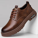 Botas para Hombre de Estilo Inglés, Negras, de Caña Media, Versátiles y Modernas