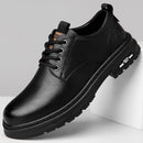 Botas para Hombre de Estilo Inglés, Negras, de Caña Media, Versátiles y Modernas
